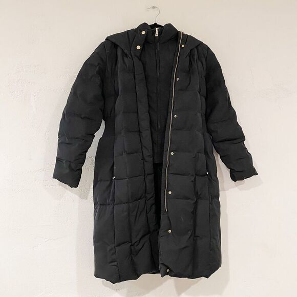 Cole Taffeta Down Winter Snow Coat with Vest and Hood in Black Medium - Picture 2 of 8